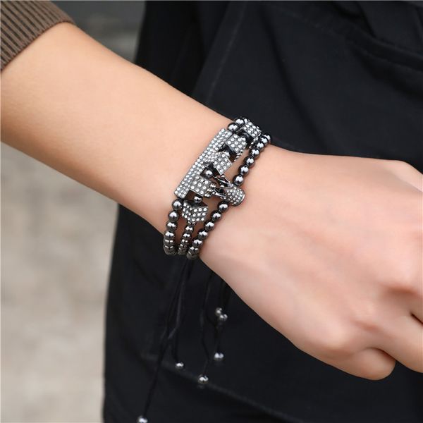 charm bracelets 3pcs/sets bracelet set men jewelry fashion luxury cz crown bar copper beads couple women male homme, Golden;silver
charm bracelets 3pcs/sets bracelet set men jewelry fashion luxury cz crown bar copper beads couple women male homme, Golden;silver