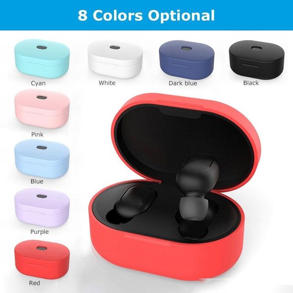 silicone case protective cover for bluetooth earphone earbuds headphone soft wireless earphone case cover box for xiaomi redmi airdot headse
silicone case protective cover for bluetooth earphone earbuds headphone soft wireless earphone case cover box for xiaomi redmi airdot headse
