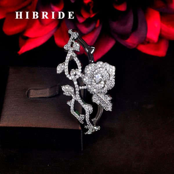 bangle hibride luxury rose flower design cz cuff bangles bracelets cubic zircon pulseiras gifts bijoux jewelry b-130, Black
bangle hibride luxury rose flower design cz cuff bangles bracelets cubic zircon pulseiras gifts bijoux jewelry b-130, Black