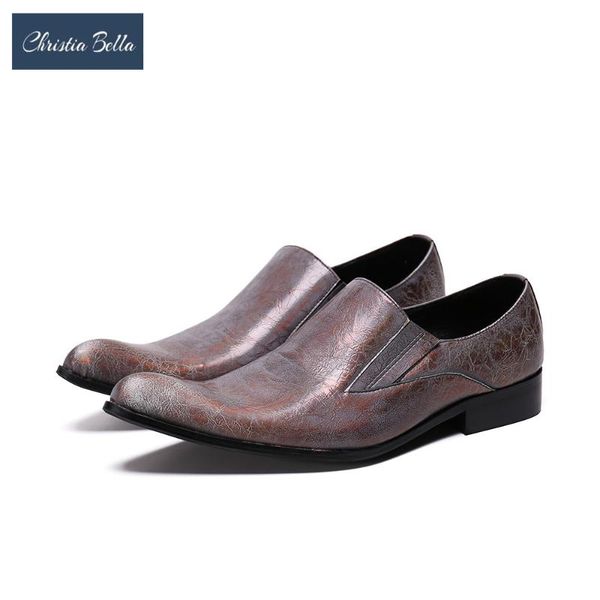 christia bella new fashion men shoes wedding genuine leather dress shoes men pointed toe business office formal leather, Black
christia bella new fashion men shoes wedding genuine leather dress shoes men pointed toe business office formal leather, Black
