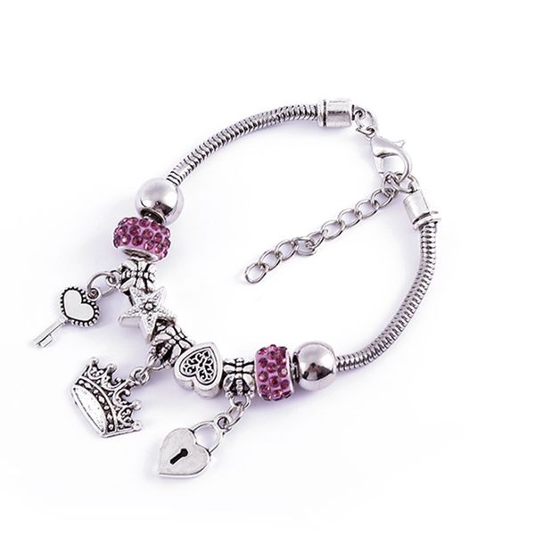diy bracelet with beaded personality design lovers jewelry charm 2020 accessories for women heart crown bangles wholesale, Black
diy bracelet with beaded personality design lovers jewelry charm 2020 accessories for women heart crown bangles wholesale, Black