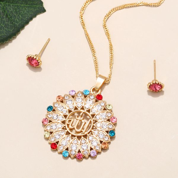 multicolor rhinestone necklace earrings set women wedding crystal jewelry sets gold color long chain necklace with stud brincos, Silver
multicolor rhinestone necklace earrings set women wedding crystal jewelry sets gold color long chain necklace with stud brincos, Silver