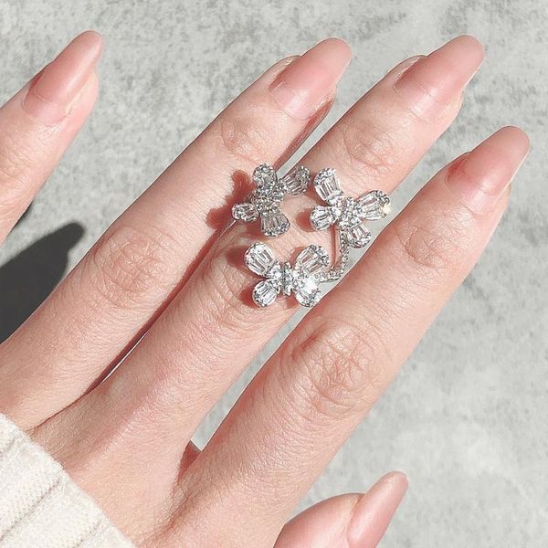 fashion brand design butterfly zircon diamonds gemstones rings for women white gold silver color jewelry crystal bague bijoux, Golden;silver
fashion brand design butterfly zircon diamonds gemstones rings for women white gold silver color jewelry crystal bague bijoux, Golden;silver