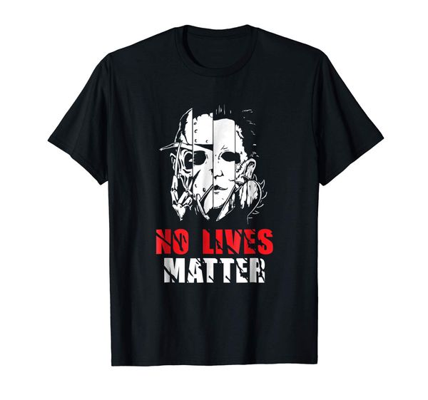 2019 fashion men t shirt no lives matter horror villains t shirt