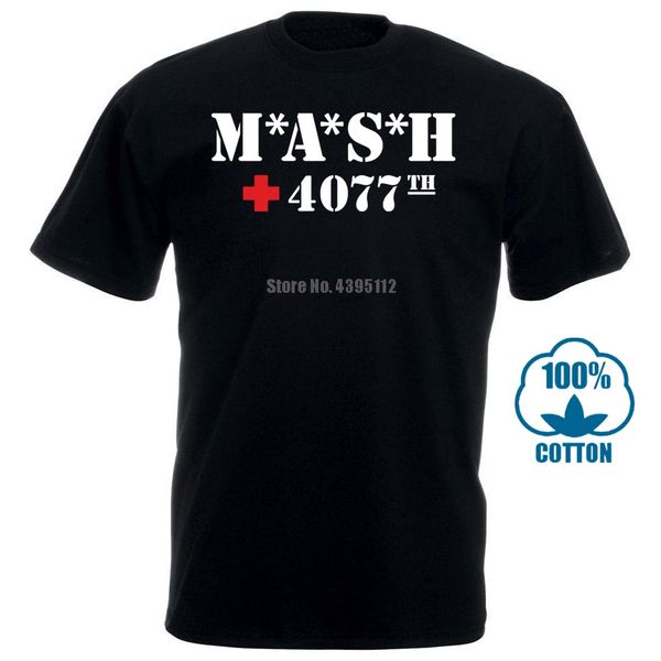 mash m * a * s * h inspiriert 4070th us army fanshirt вентилятора ретро serien tv 70s футболка tshirt случайный человек тройники