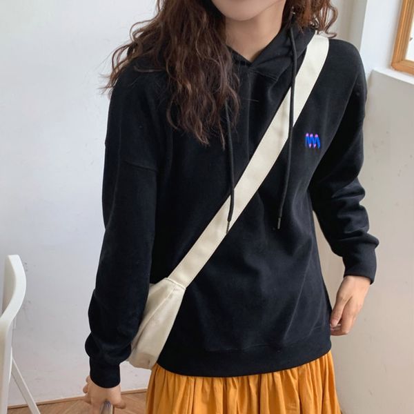 women's sweater 2020 autumn new women's clothing korean style student casual loose coat ins all-match hoodie sweatercoat sweater 6, Black
women's sweater 2020 autumn new women's clothing korean style student casual loose coat ins all-match hoodie sweatercoat sweater 6, Black