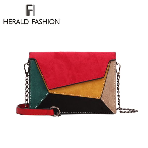 herald fashion patchwork leather women messenger bag ladies flap criss-cross chain strap shoulder bag small ladies' flap bag lj200827
herald fashion patchwork leather women messenger bag ladies flap criss-cross chain strap shoulder bag small ladies' flap bag lj200827