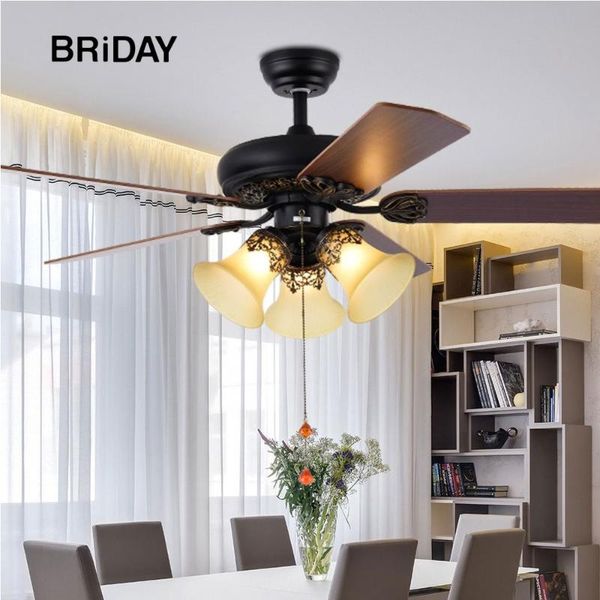 electric fans retro ceiling fan 52 inch 65w black pull chain with lights ceeling ventilator lamp bedroom decor silent motor home fixture
electric fans retro ceiling fan 52 inch 65w black pull chain with lights ceeling ventilator lamp bedroom decor silent motor home fixture