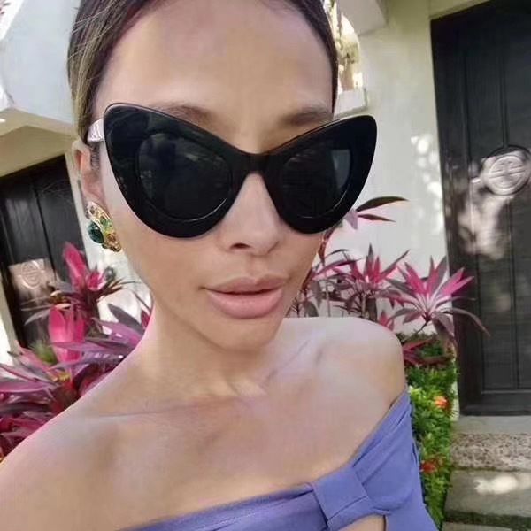 sunglasses cute retro cat eye women black triangle vintage ladies sun glasses red female fashion eyewear uv400, White;black
sunglasses cute retro cat eye women black triangle vintage ladies sun glasses red female fashion eyewear uv400, White;black