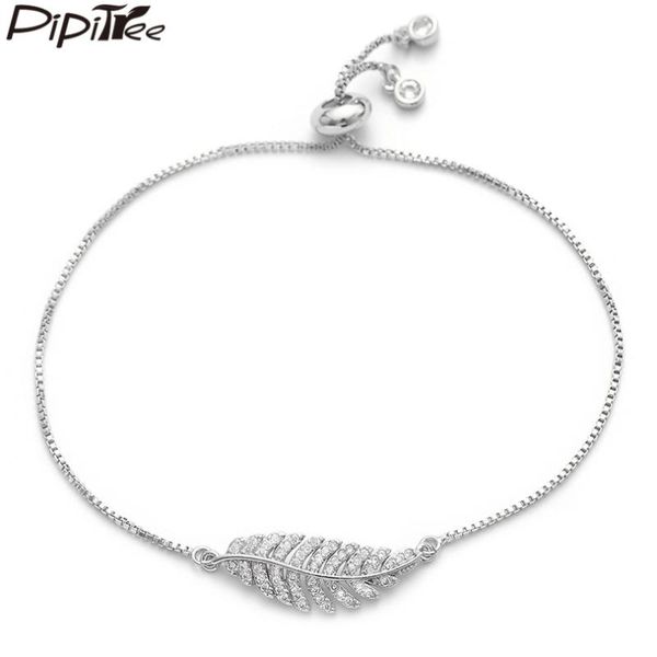 pipitree shiny full micro paved clear cubic zirconia leaves bracelet charm jewelry adjustable chain wedding bracelets for women, Golden;silver
pipitree shiny full micro paved clear cubic zirconia leaves bracelet charm jewelry adjustable chain wedding bracelets for women, Golden;silver