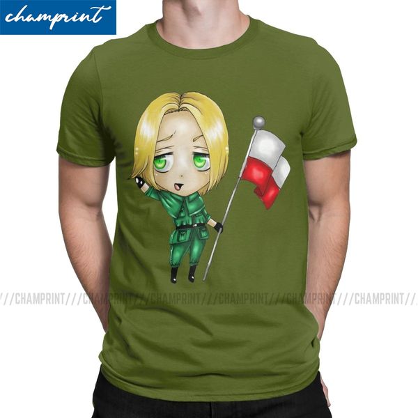 vintage chibi poland t-shirt men cotton t shirt axis powers hetalia anime aph world short sleeve tee shirt plus size clothes
vintage chibi poland t-shirt men cotton t shirt axis powers hetalia anime aph world short sleeve tee shirt plus size clothes
