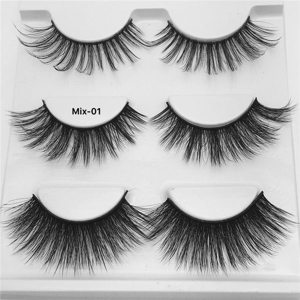 false eyelashes 3 pairs 3d natural thick fake eye lashes makeup extension faux mink magnetic
false eyelashes 3 pairs 3d natural thick fake eye lashes makeup extension faux mink magnetic