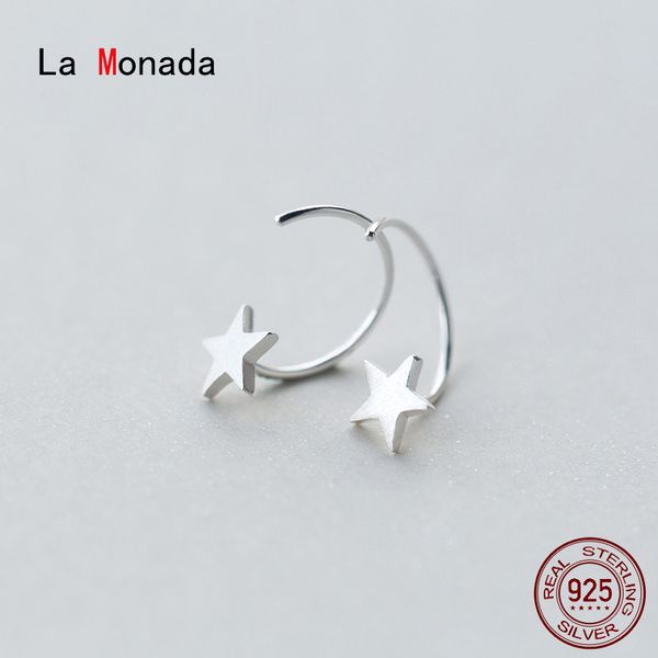 la monada minimalist star woman hoop earrings silver 925 fine jewelry 925 sterling silver earrings for women hoops ear hook, Golden;silver
la monada minimalist star woman hoop earrings silver 925 fine jewelry 925 sterling silver earrings for women hoops ear hook, Golden;silver