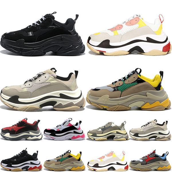 2020 designer paris 17fw triples triples platform tennis sneaker luxury dad shoes for men's women casual triple-s shoes 36-45, Black
2020 designer paris 17fw triples triples platform tennis sneaker luxury dad shoes for men's women casual triple-s shoes 36-45, Black