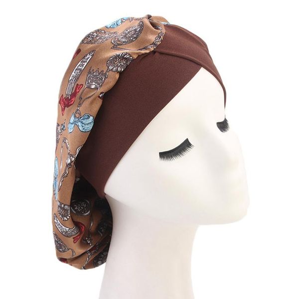 sleeping bonnet imitated silk fabric soft women turban hat salon fashion home forehead crossed floral printed hair care, Blue;gray
sleeping bonnet imitated silk fabric soft women turban hat salon fashion home forehead crossed floral printed hair care, Blue;gray