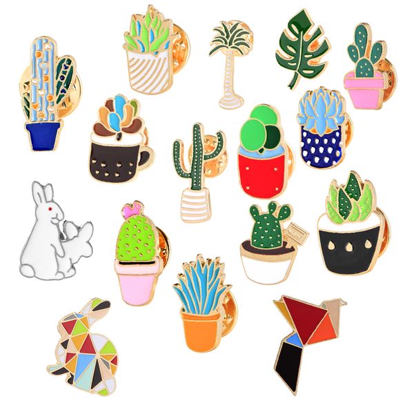 cartoon bird badge pin metal button mini plant potted cactus brooches women's denim jackets collar enamel pins brooch hot, Gray
cartoon bird badge pin metal button mini plant potted cactus brooches women's denim jackets collar enamel pins brooch hot, Gray