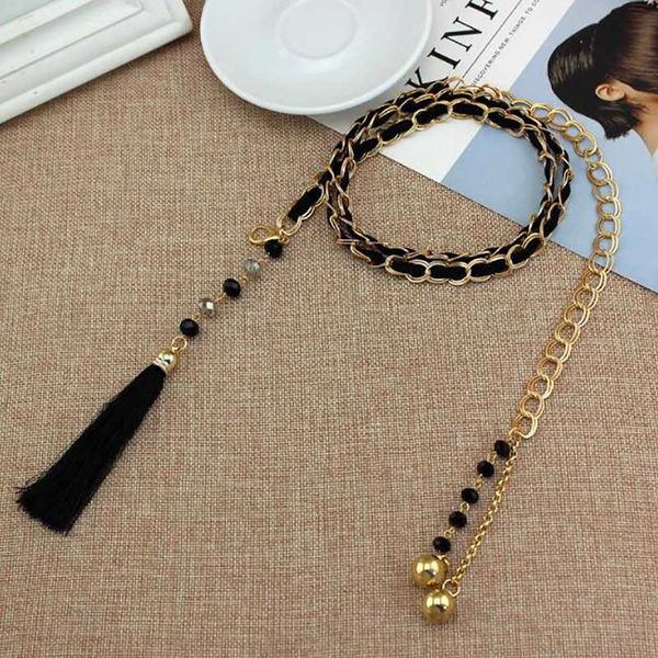 ladies fashion belt wild multi-layer tassel party jewelry dress tight-fitting decorative waist chain, Black;brown
ladies fashion belt wild multi-layer tassel party jewelry dress tight-fitting decorative waist chain, Black;brown