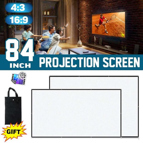 projection screens 16:9 projector simple curtain anti-light screen 84 inches home outdoor office portable 3d hd
projection screens 16:9 projector simple curtain anti-light screen 84 inches home outdoor office portable 3d hd