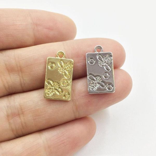 eruifa 20pcs10*15mm new arrival bee zinc alloy rectangle coin necklace,earring bracelet jewelry diy handmade 2 colors, Bronze;silver
eruifa 20pcs10*15mm new arrival bee zinc alloy rectangle coin necklace,earring bracelet jewelry diy handmade 2 colors, Bronze;silver