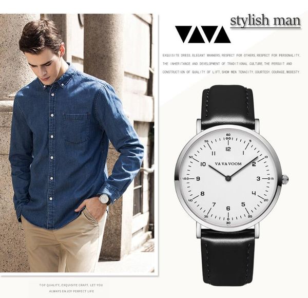 ultra-thin men's sports watches new creative leather quartz male clock luxury waterproof wrist watches montre homme, Slivery;brown
ultra-thin men's sports watches new creative leather quartz male clock luxury waterproof wrist watches montre homme, Slivery;brown