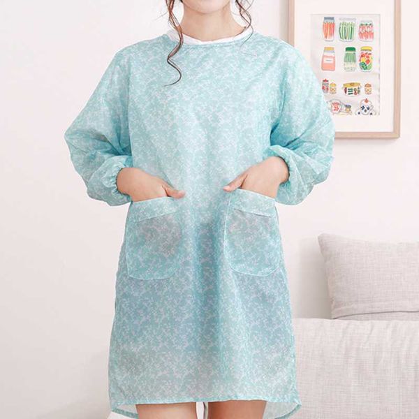 aprons blue fashion home kitchen long sleeve apron gown waterproof and oil resistant cooking work
aprons blue fashion home kitchen long sleeve apron gown waterproof and oil resistant cooking work