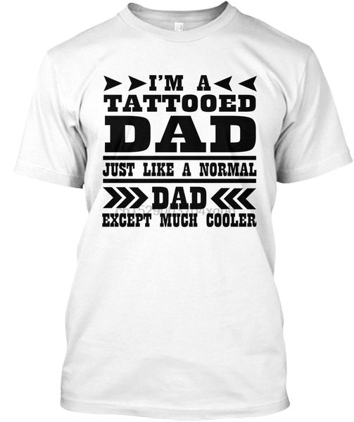 men t shirt i am tattoed dad just like normal women tshirt