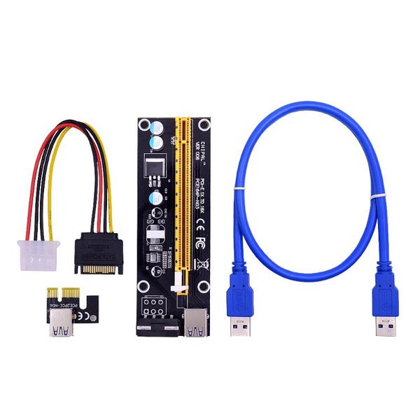 chipal ver006 pci-e riser card 006 pcie 1x to 16x extension adapter 60cm usb 3.0 cable sata 4pin molex power for miner mining
chipal ver006 pci-e riser card 006 pcie 1x to 16x extension adapter 60cm usb 3.0 cable sata 4pin molex power for miner mining