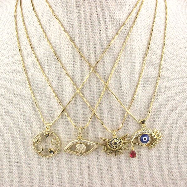 pendant necklaces 16inch 10pcs/lot design colorful cz necklace,cute eye shape cubic zircon component, plated chain necklace wholesale, Silver
pendant necklaces 16inch 10pcs/lot design colorful cz necklace,cute eye shape cubic zircon component, plated chain necklace wholesale, Silver
