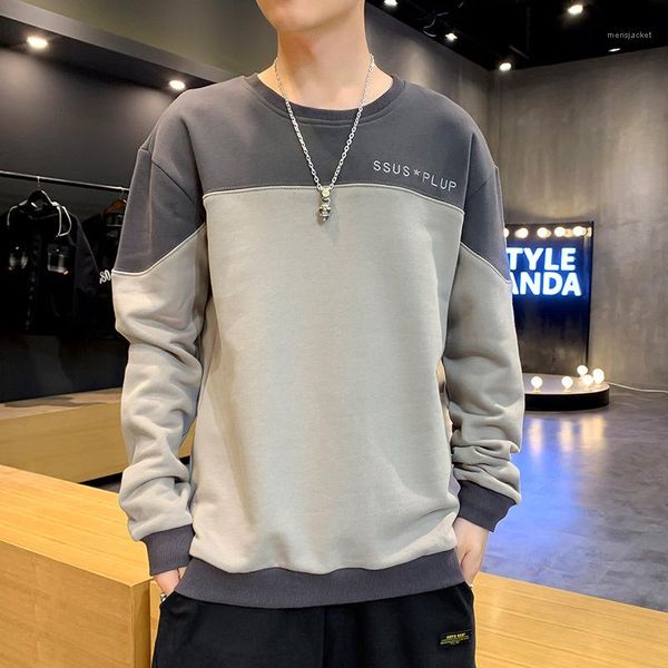 crew neck sweatshirt loose long sleeve splice homme hoodie fashion style casual apparel youth pullover colorblock, Black
crew neck sweatshirt loose long sleeve splice homme hoodie fashion style casual apparel youth pullover colorblock, Black