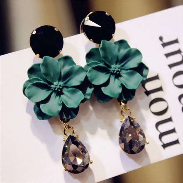 lubov vintage bohemia natural stone black crystal big earring for women fashion jewelry green flower dangle drop earrings bijoux, Silver
lubov vintage bohemia natural stone black crystal big earring for women fashion jewelry green flower dangle drop earrings bijoux, Silver