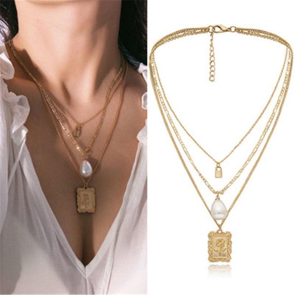 otoky 2020 new lock pearl pendant necklace padlock charm necklace pendant jewelry chain women collares de moda gifts 19august08, Silver
otoky 2020 new lock pearl pendant necklace padlock charm necklace pendant jewelry chain women collares de moda gifts 19august08, Silver