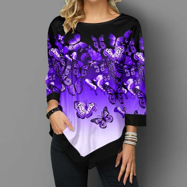 women's blouses & shirts women shirt blouse plus size milk-silk female autumn print 3/4 sleeve elasticity splice casual ladies, White
women's blouses & shirts women shirt blouse plus size milk-silk female autumn print 3/4 sleeve elasticity splice casual ladies, White