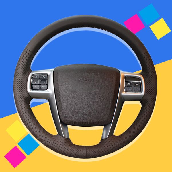 auto braid on the steering wheel cover for 300c 200 grand voyager 2011-2014 hand stitched car wheel covers car-styling
auto braid on the steering wheel cover for 300c 200 grand voyager 2011-2014 hand stitched car wheel covers car-styling