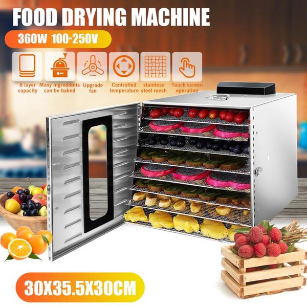 dehydrators 8 layers commercial professional fruit dryer stainless steel vegetable pet meat air electric dehydrator
dehydrators 8 layers commercial professional fruit dryer stainless steel vegetable pet meat air electric dehydrator