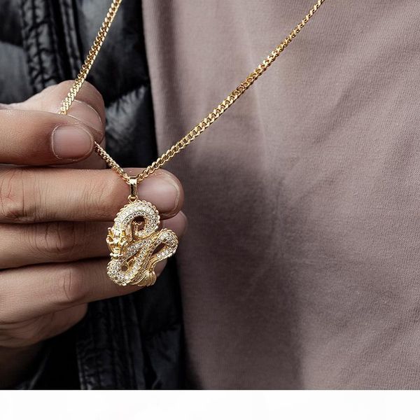 new stainless steel jewelry dragon pendant necklace men hip hop jewelry male curb cuba link chains men's necklaces, Silver
new stainless steel jewelry dragon pendant necklace men hip hop jewelry male curb cuba link chains men's necklaces, Silver