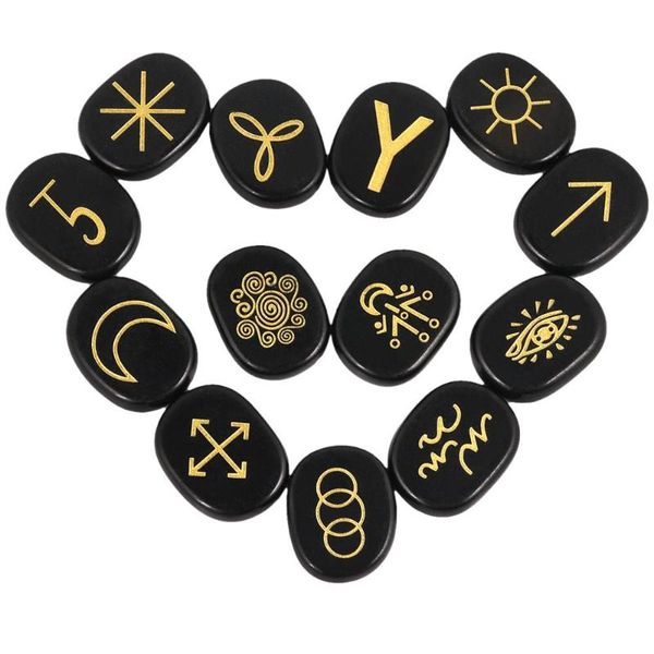 natural witches runes stones set of 13 ,healing crystal with engraved gypsy reiki symbols for meditation divination, Pink;blue
natural witches runes stones set of 13 ,healing crystal with engraved gypsy reiki symbols for meditation divination, Pink;blue