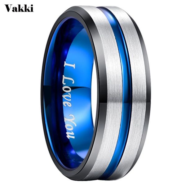 wedding rings vakki 8mm blue inside groove tungsten carbide ring for men promise engagement bands women gift, Slivery;golden
wedding rings vakki 8mm blue inside groove tungsten carbide ring for men promise engagement bands women gift, Slivery;golden