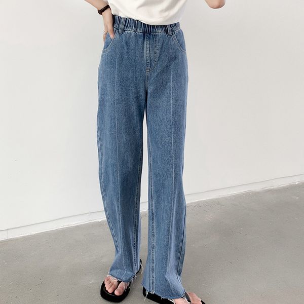 jeans women autumn new 2020 korean casual high waist wide leg pants elastic waist straight pants women wholesale 9091, Blue
jeans women autumn new 2020 korean casual high waist wide leg pants elastic waist straight pants women wholesale 9091, Blue
