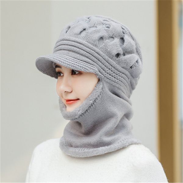 new winter visor hats women korean soild color beanie hat winter plus velvet thick warm hat wool bib, Blue;gray
new winter visor hats women korean soild color beanie hat winter plus velvet thick warm hat wool bib, Blue;gray