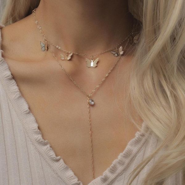 chokers small animal crystal butterfly pendant necklace for women trendy party jewelry rhinestone choker, Golden;silver
chokers small animal crystal butterfly pendant necklace for women trendy party jewelry rhinestone choker, Golden;silver