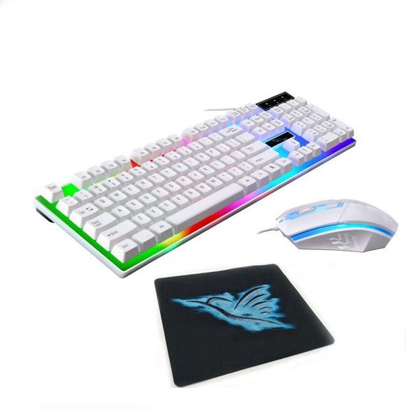 3 pieces optical gaming keyboard mouse and pad kit usb wired backlights keyboards illuminating and suspension keys 1600 dpi mouseb g21
3 pieces optical gaming keyboard mouse and pad kit usb wired backlights keyboards illuminating and suspension keys 1600 dpi mouseb g21