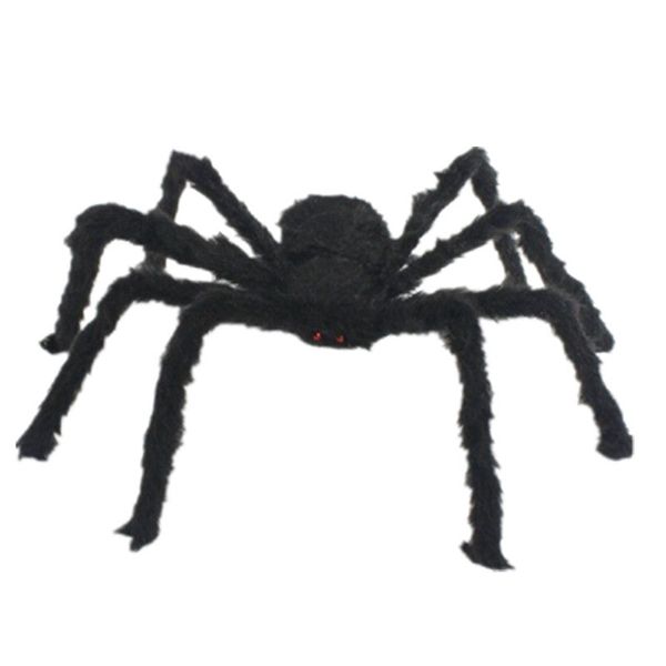large plush spider halloween decoration ornament giant black lifelike simulation plush spider for halloween haunted house prop
large plush spider halloween decoration ornament giant black lifelike simulation plush spider for halloween haunted house prop