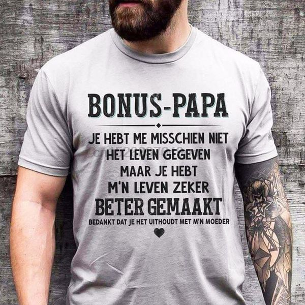 бонус papa лучше gemaakt t-shirt