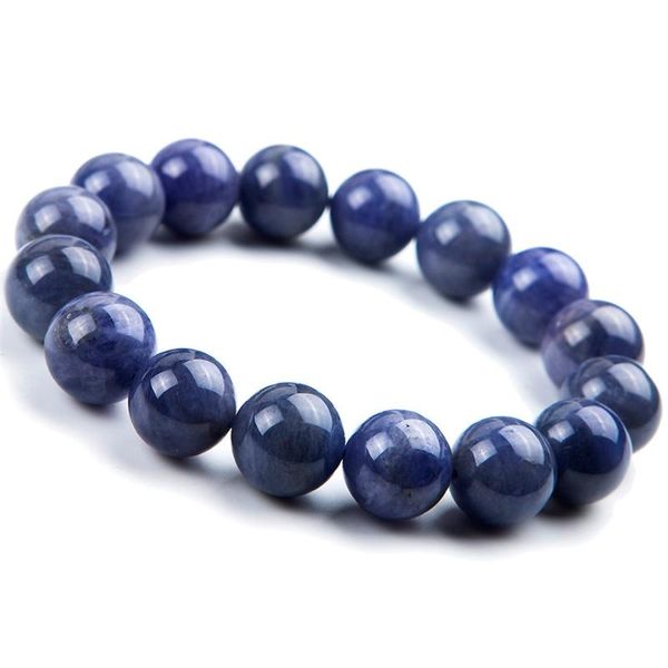 14mm natural genuine blue zoisite gem stone round bead bracelets for women men charm powerful stretch bracelet, Black
14mm natural genuine blue zoisite gem stone round bead bracelets for women men charm powerful stretch bracelet, Black