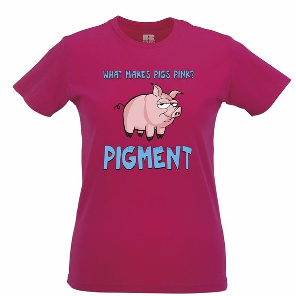 novelty women t-shirt what makes pig pink pigment
novelty women t-shirt what makes pig pink pigment