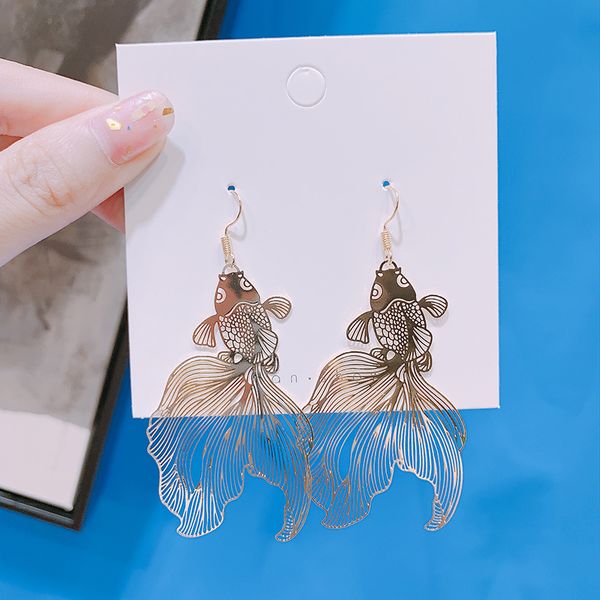 dangle & chandelier chinese style personality vintage goldfish metal rhinestones love earrings fashion temperament ladies jewelry accessorie, Silver
dangle & chandelier chinese style personality vintage goldfish metal rhinestones love earrings fashion temperament ladies jewelry accessorie, Silver