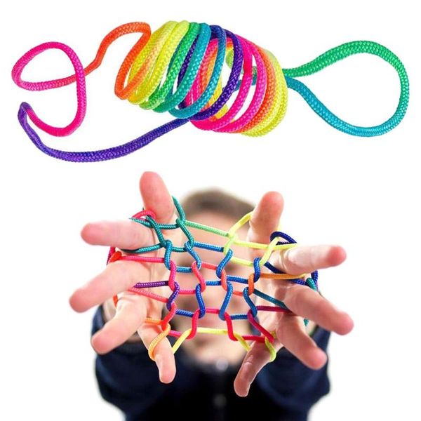 2pcs/5pcs kid's rainbow colorful thread toy rope finger rope children game props puzzle creates various figures party gifts 30e
2pcs/5pcs kid's rainbow colorful thread toy rope finger rope children game props puzzle creates various figures party gifts 30e