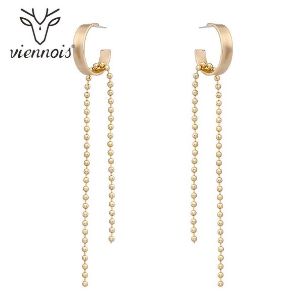 dangle & chandelier viennois simple long drop earrings for women gold color tassel korean fashion jewelry, Silver
dangle & chandelier viennois simple long drop earrings for women gold color tassel korean fashion jewelry, Silver