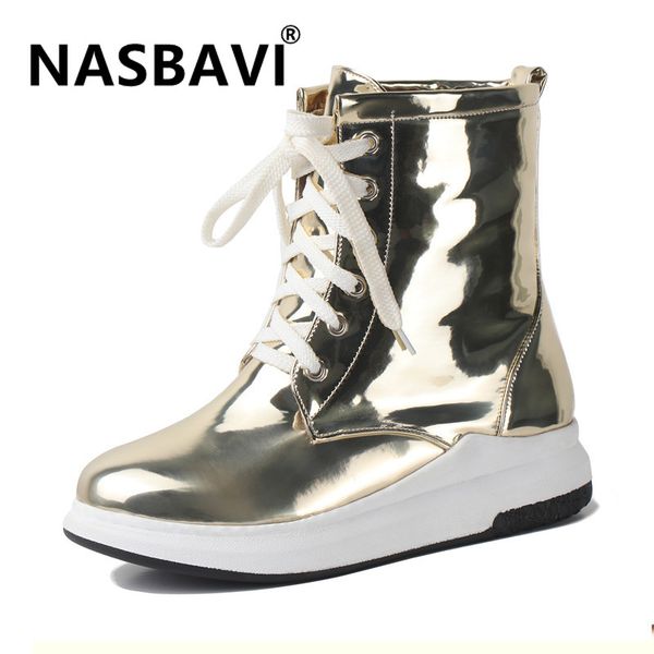 boots arrive gold winter women waterproof warm snow round toe lace-up shoes casual platform 35-43, Black
boots arrive gold winter women waterproof warm snow round toe lace-up shoes casual platform 35-43, Black