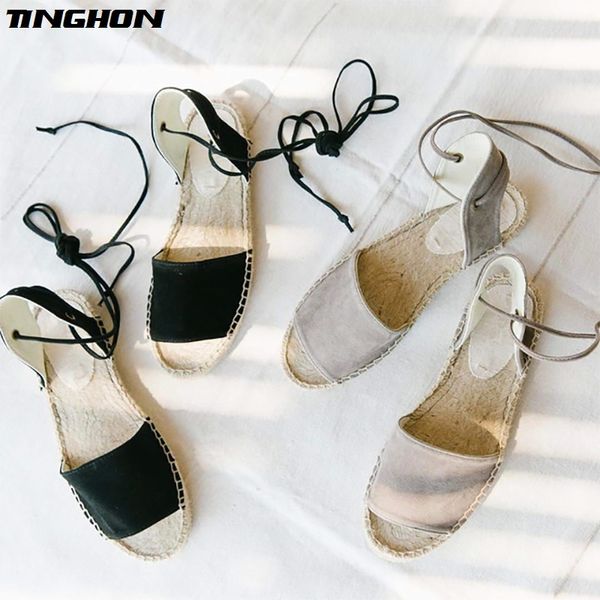 tinghon fashion women ladies espadrille shoes canvas lace up rome ankle strap hemps flats rome sandals, Black
tinghon fashion women ladies espadrille shoes canvas lace up rome ankle strap hemps flats rome sandals, Black